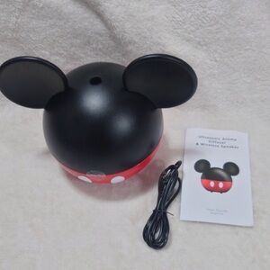 Disney Black and Red Mickey Ear Ultrasonic Aroma Diffuser & Speaker